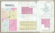Township 18 S. Range 17 E., Vassar, Arvonia, Olivet, Burdicks Subdiv., Osage County 1899